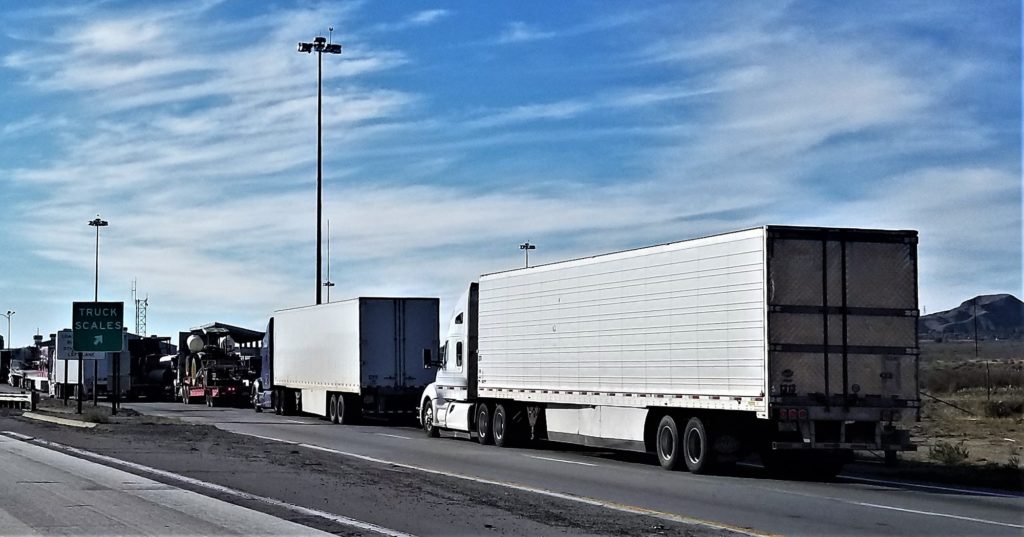 Trucking! Trucks at the Weigh Station!